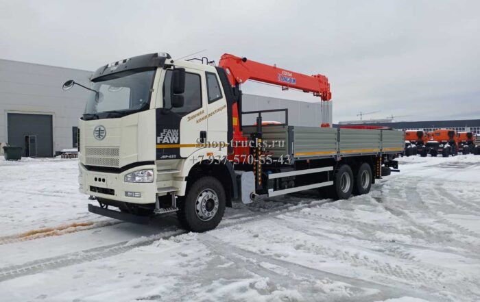 Автомобиль FAW с КМУ